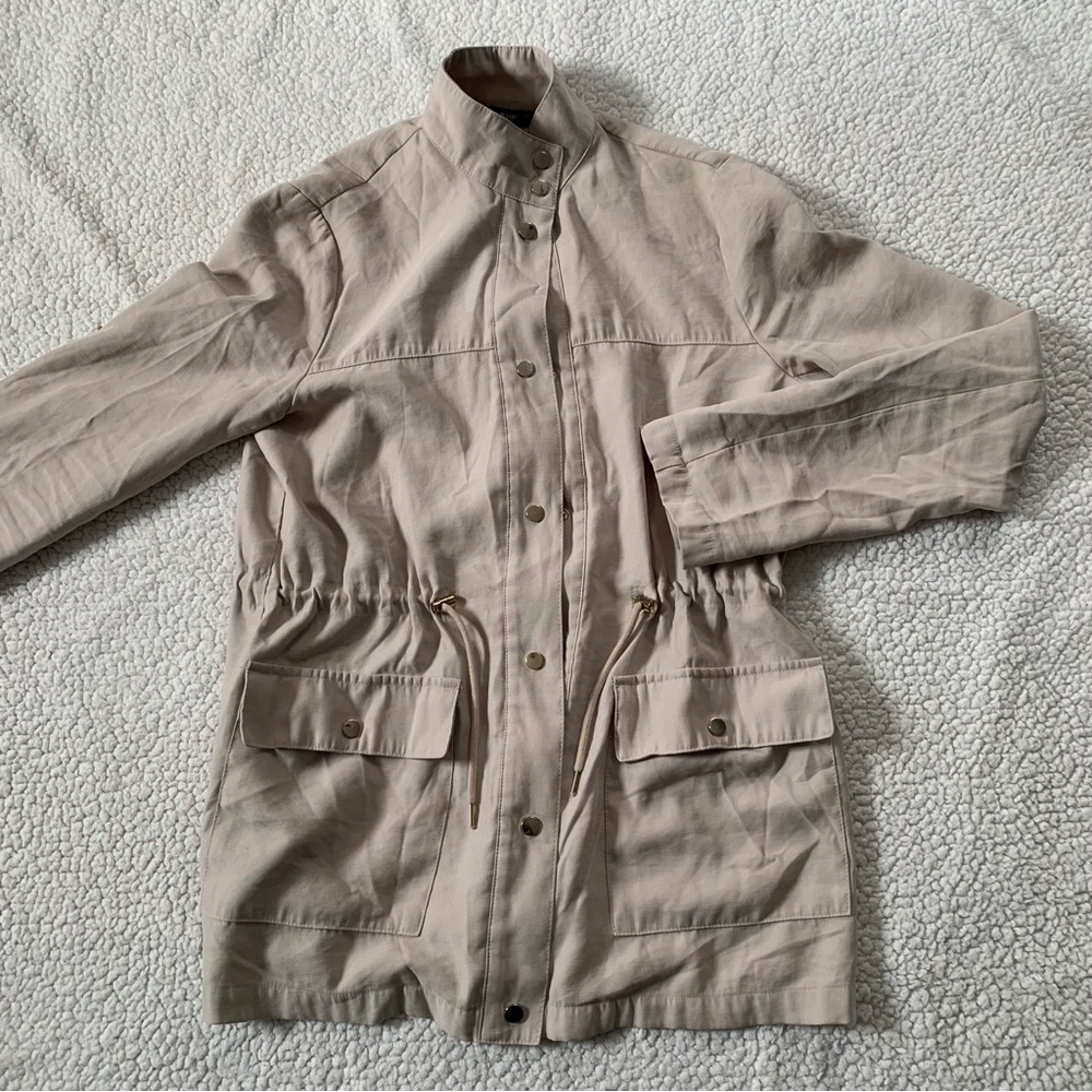 Zara Beige Utility Jacket